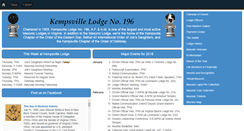 Desktop Screenshot of kempsvillelodge.org