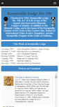 Mobile Screenshot of kempsvillelodge.org