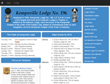 Tablet Screenshot of kempsvillelodge.org